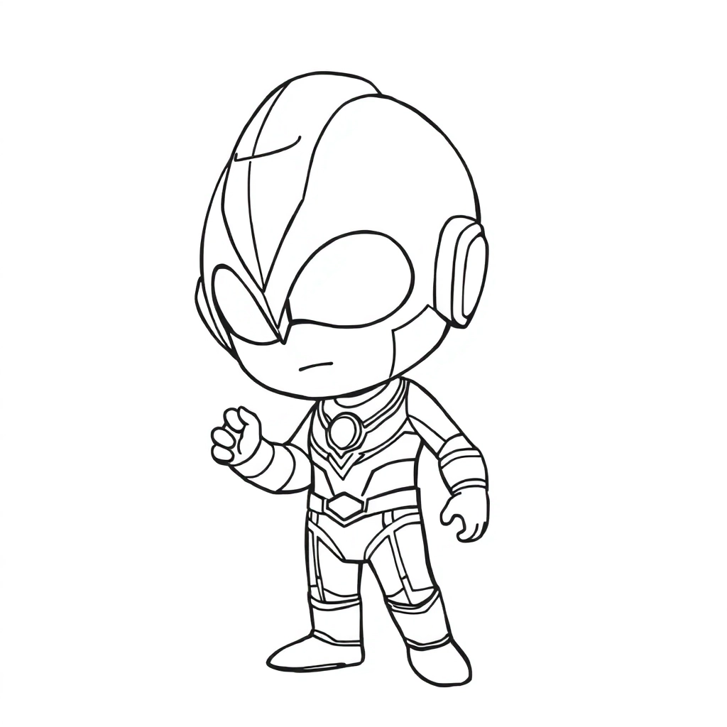 chibi tiga ultraman صفحات التلوين