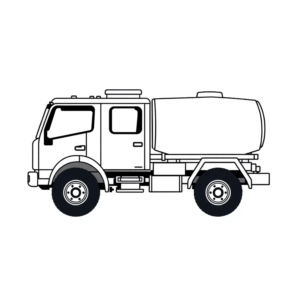 洒水车 Páginas para Colorear
