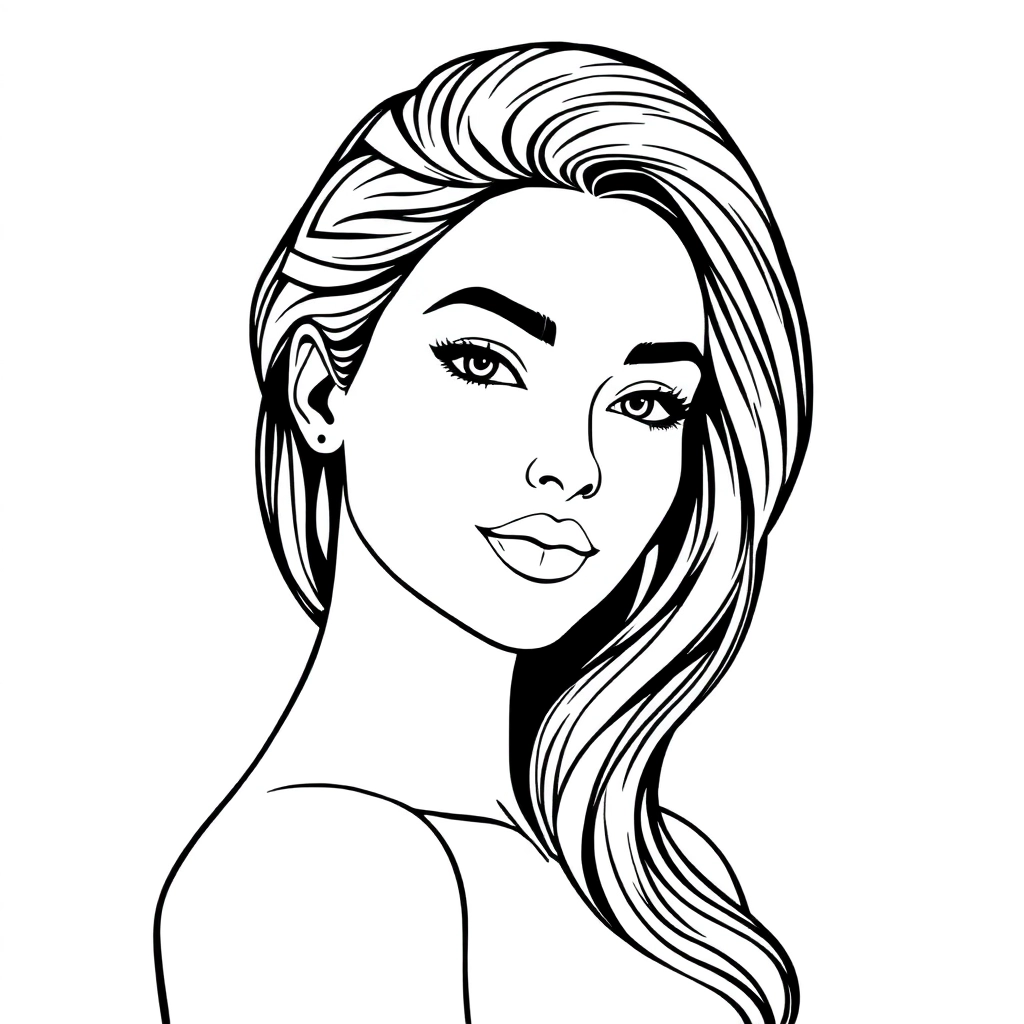 性感美女 صفحات التلوين