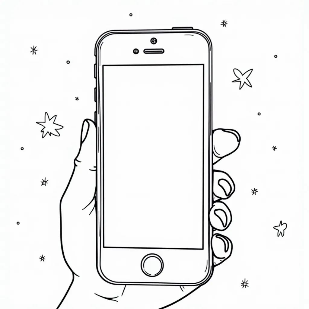 iphone coloring pages