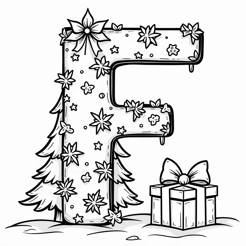 letter F coloring pages