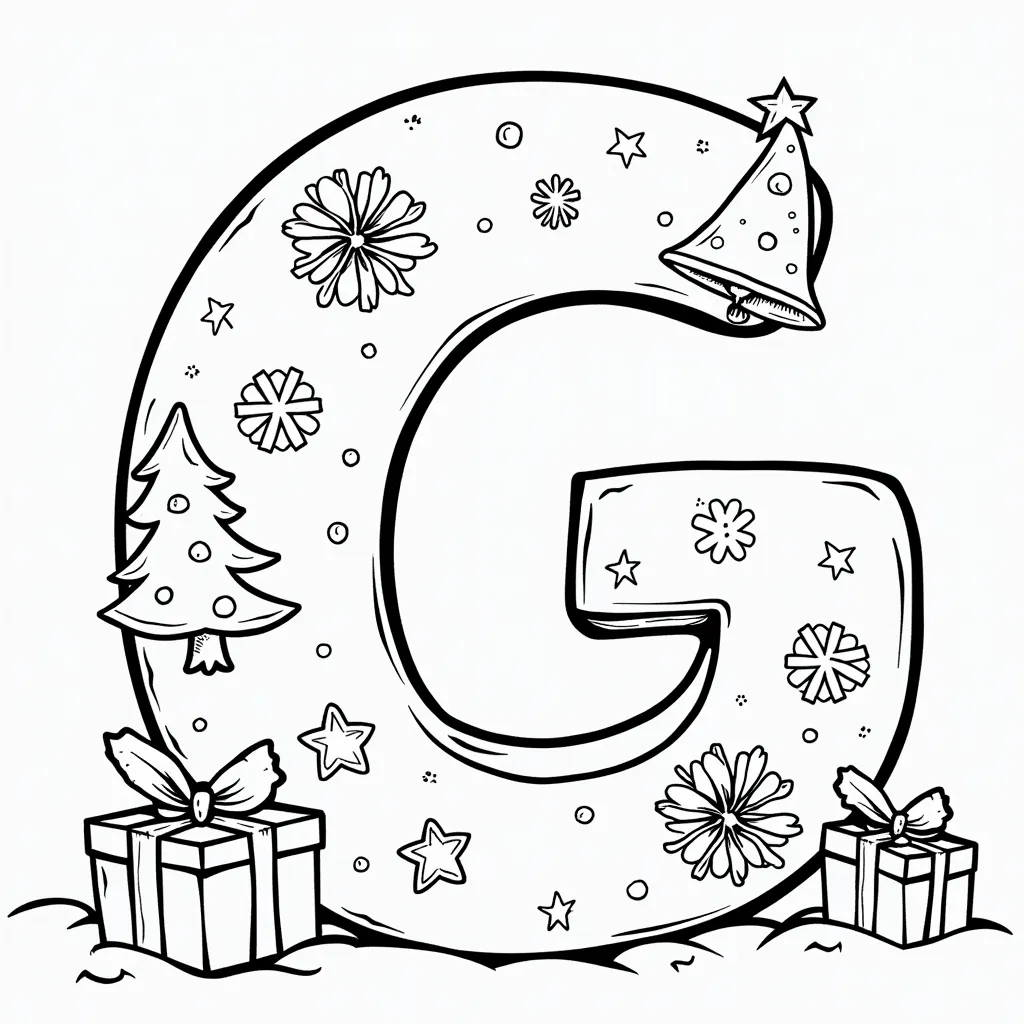 letter G coloring pages