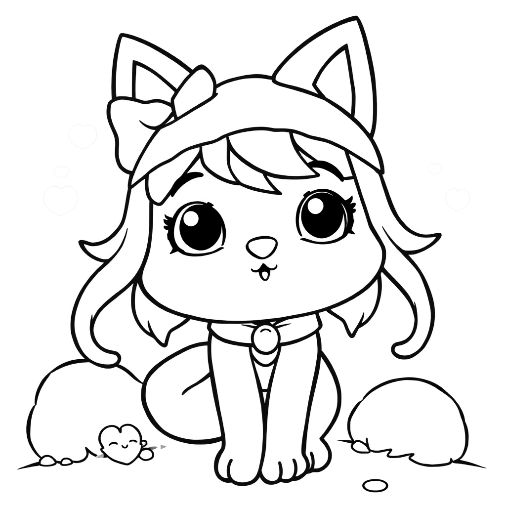 Hello Kitty and Friends  Kuromi Coloring Pages