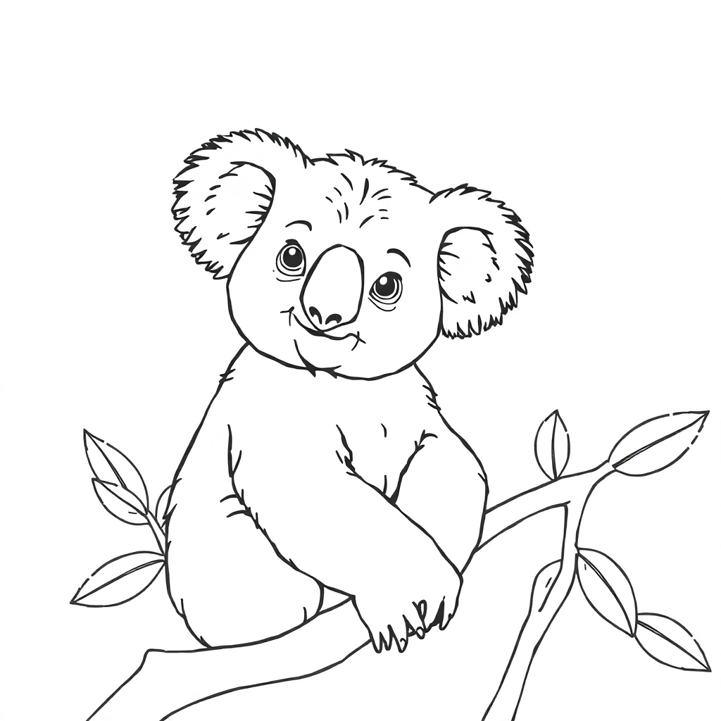 Koala Coloring Pages