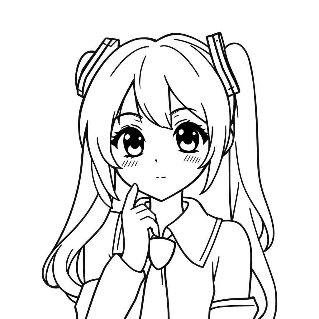 miku Coloring Pages