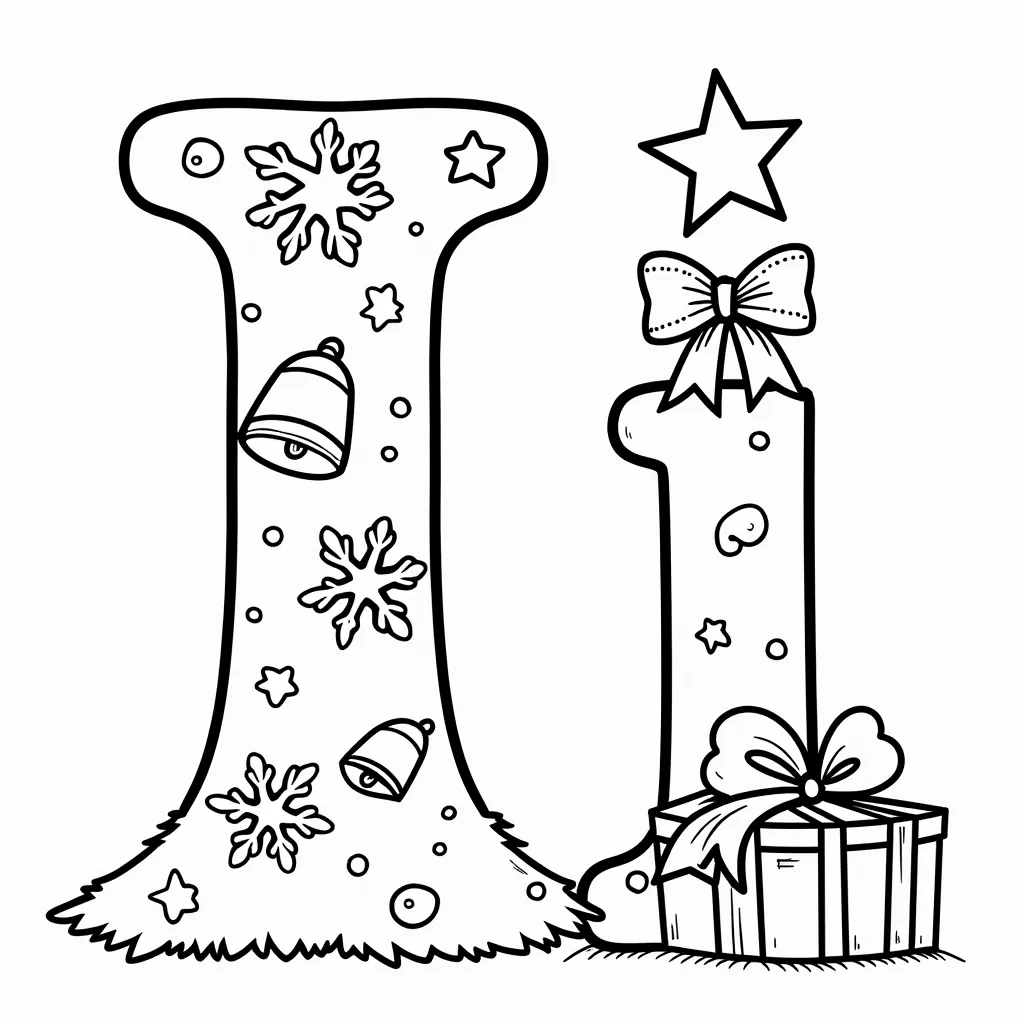 letter I coloring pages