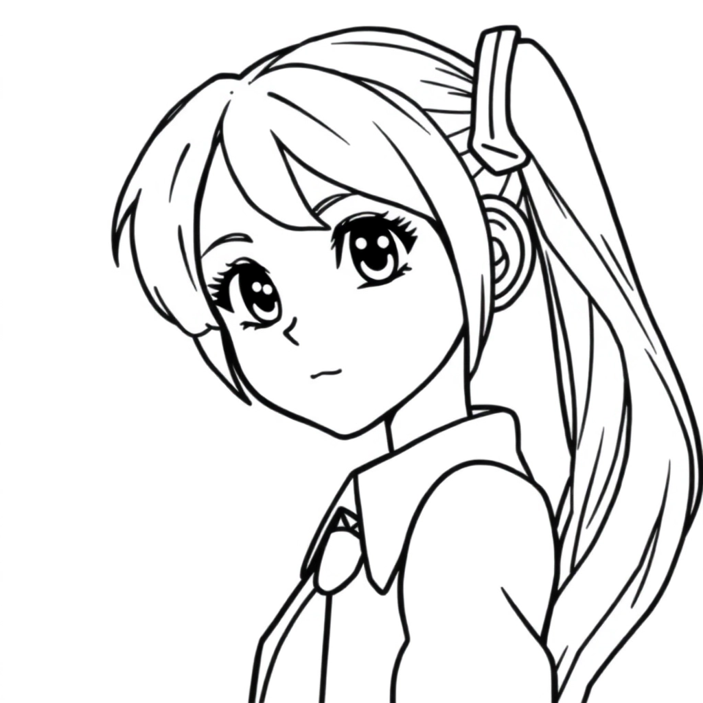 miku صفحات التلوين