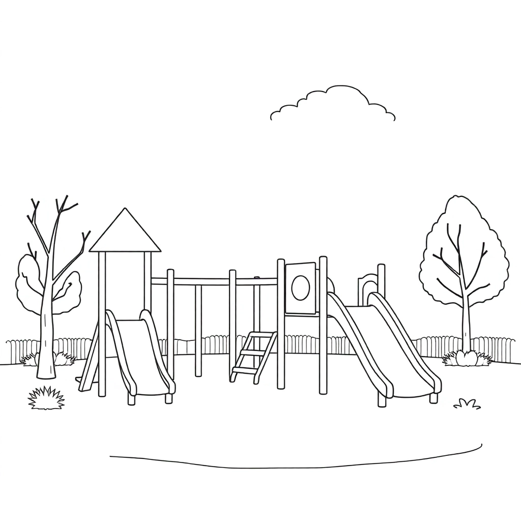 操场 Coloring Pages