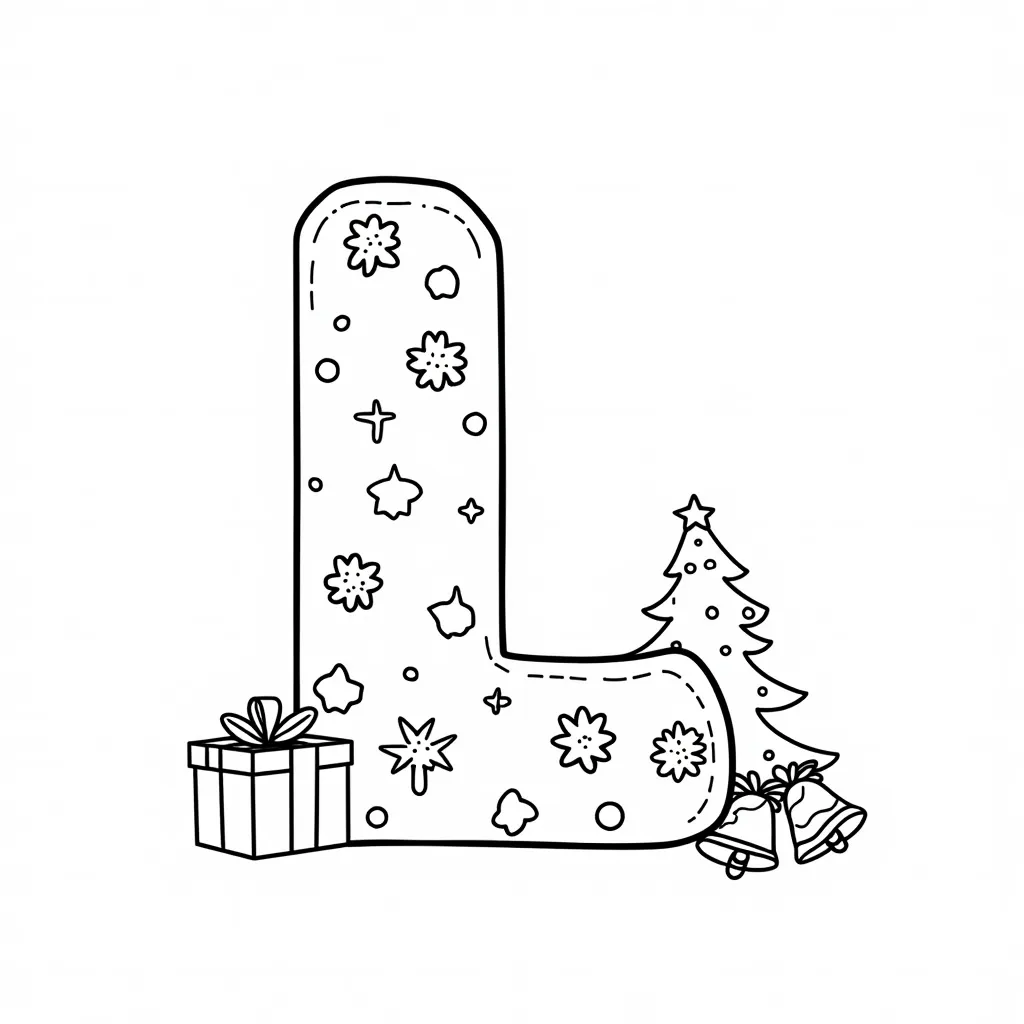 letter L coloring pages