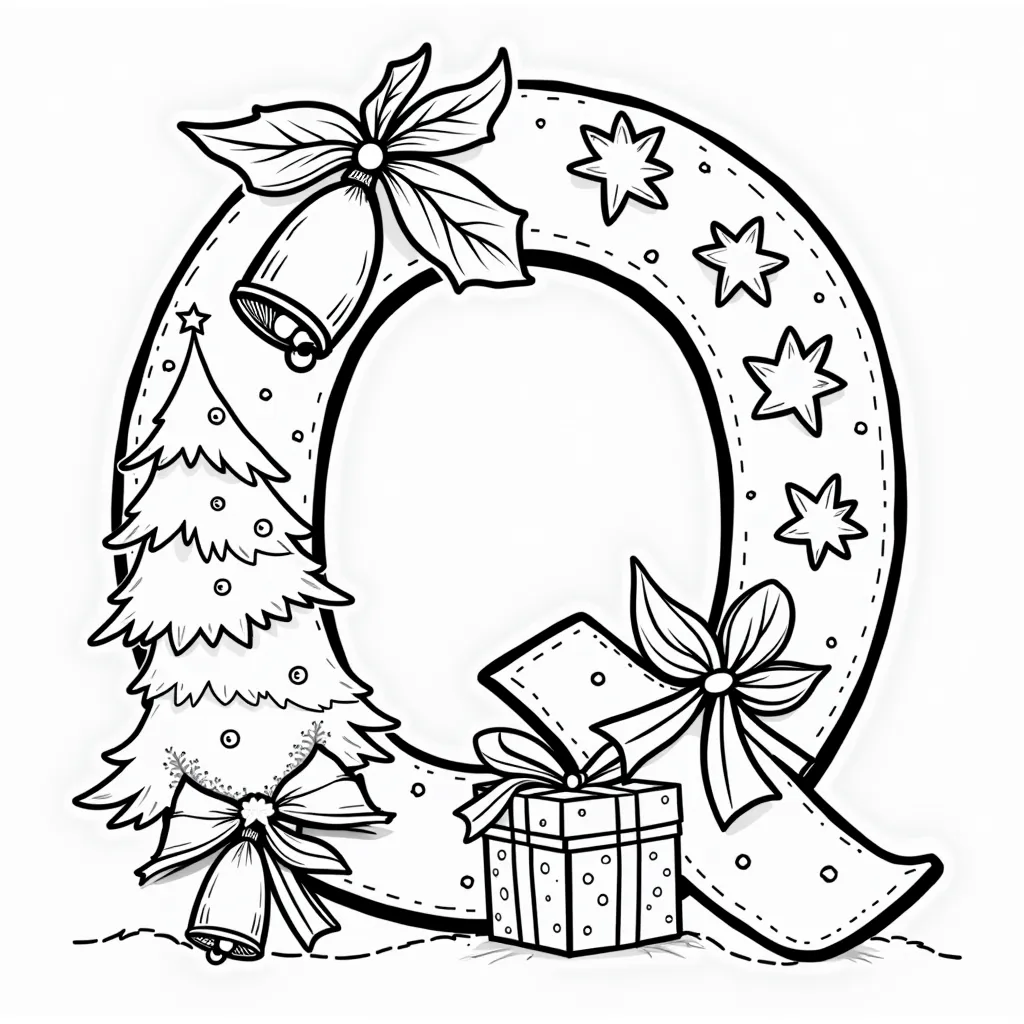 letter Q coloring pages