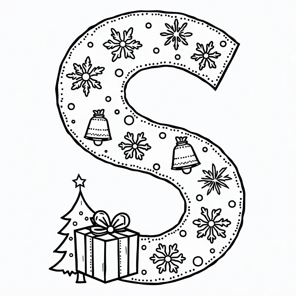 letter S coloring pages