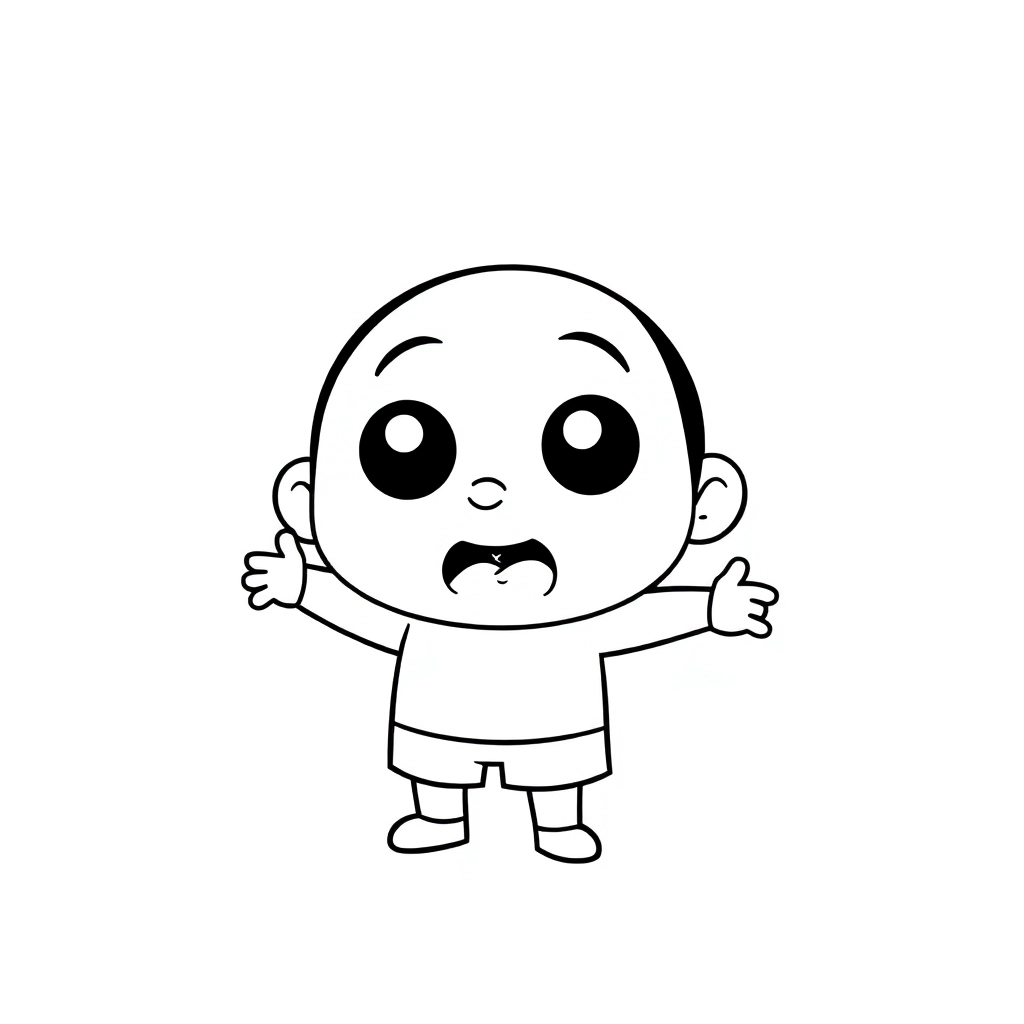 蜡笔小新 Coloring Pages