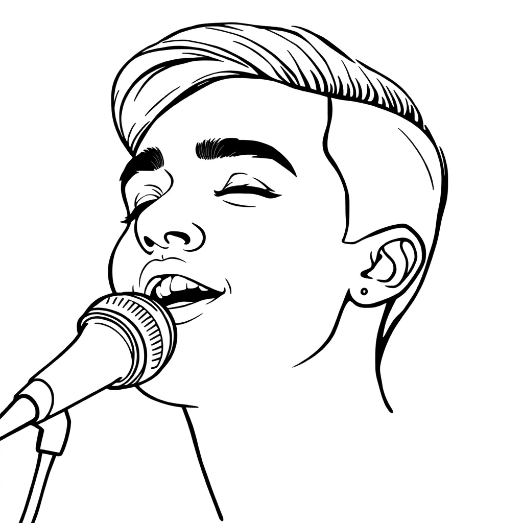 张杰 Coloring Pages