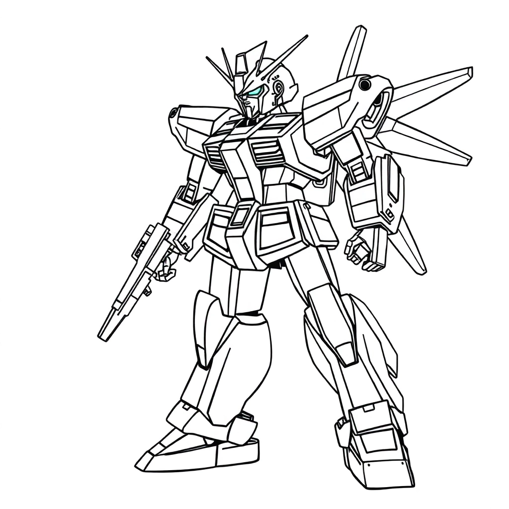 高达 Coloring Pages