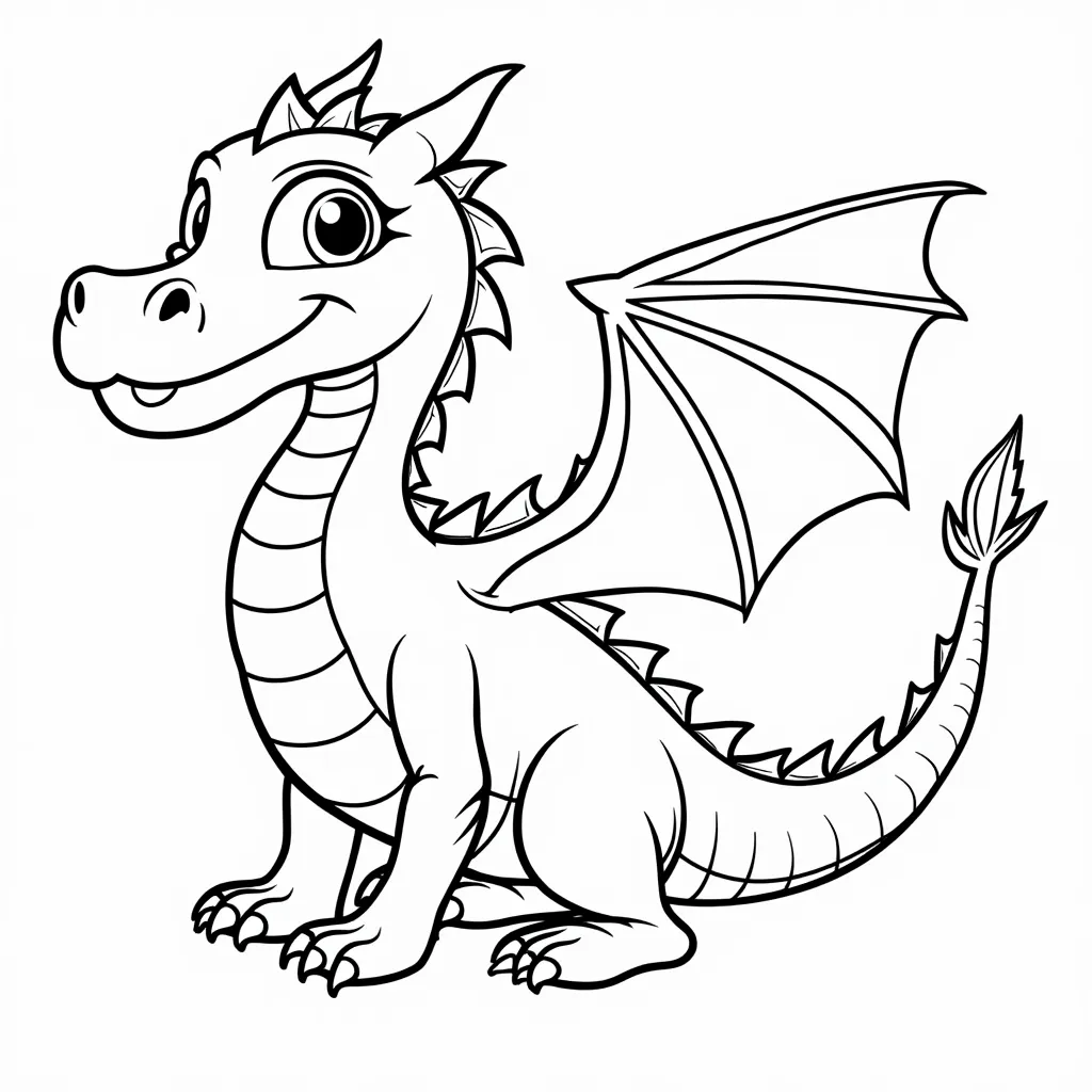 dragon coloring pages