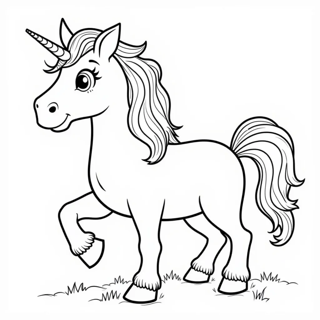 unicorns coloring pages