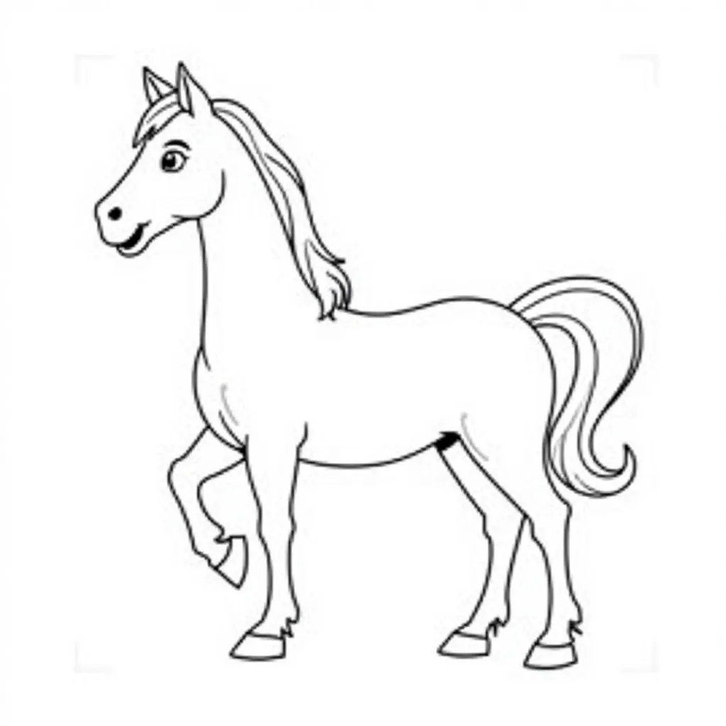 horse coloring pages