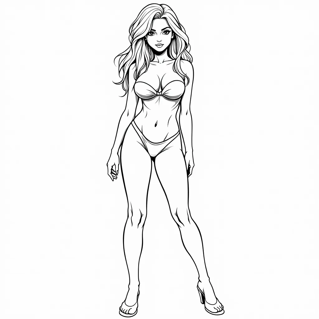 sexy girl coloring pages