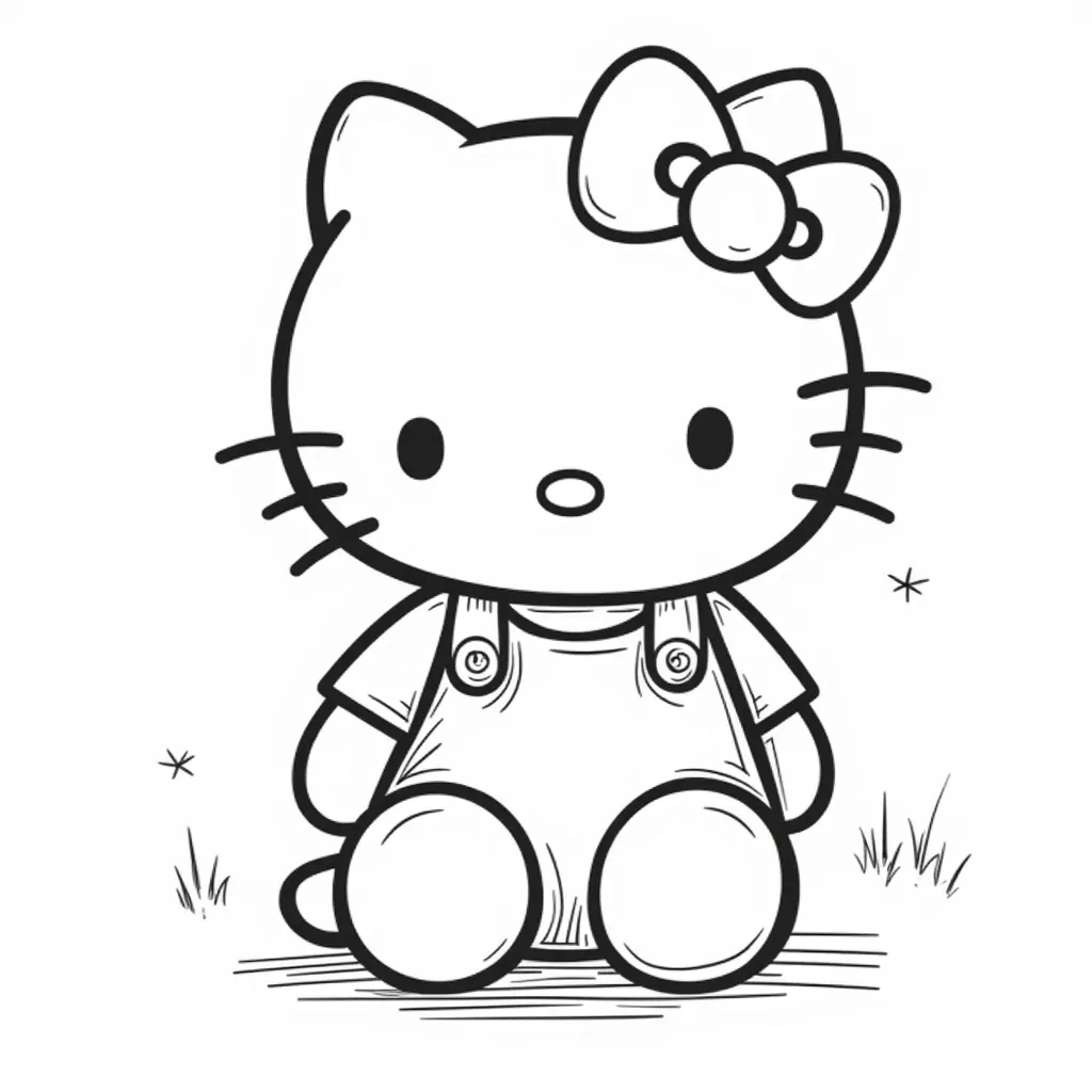 hello kitty coloring pages