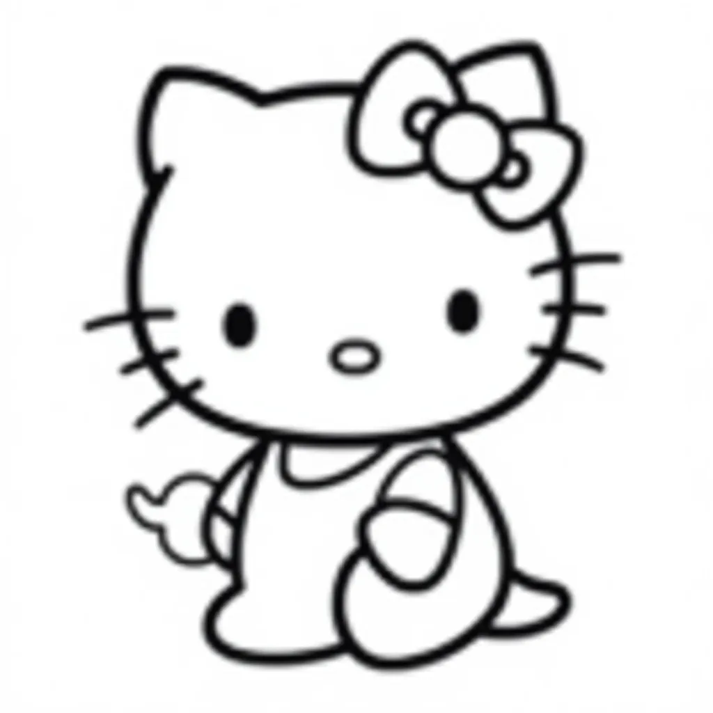 hello kitty coloring pages