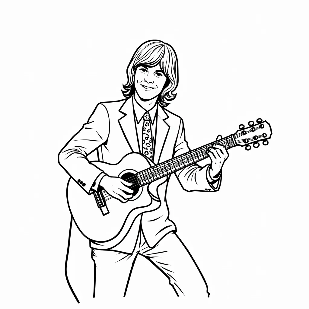 60s brian jones playing sitar صفحات التلوين