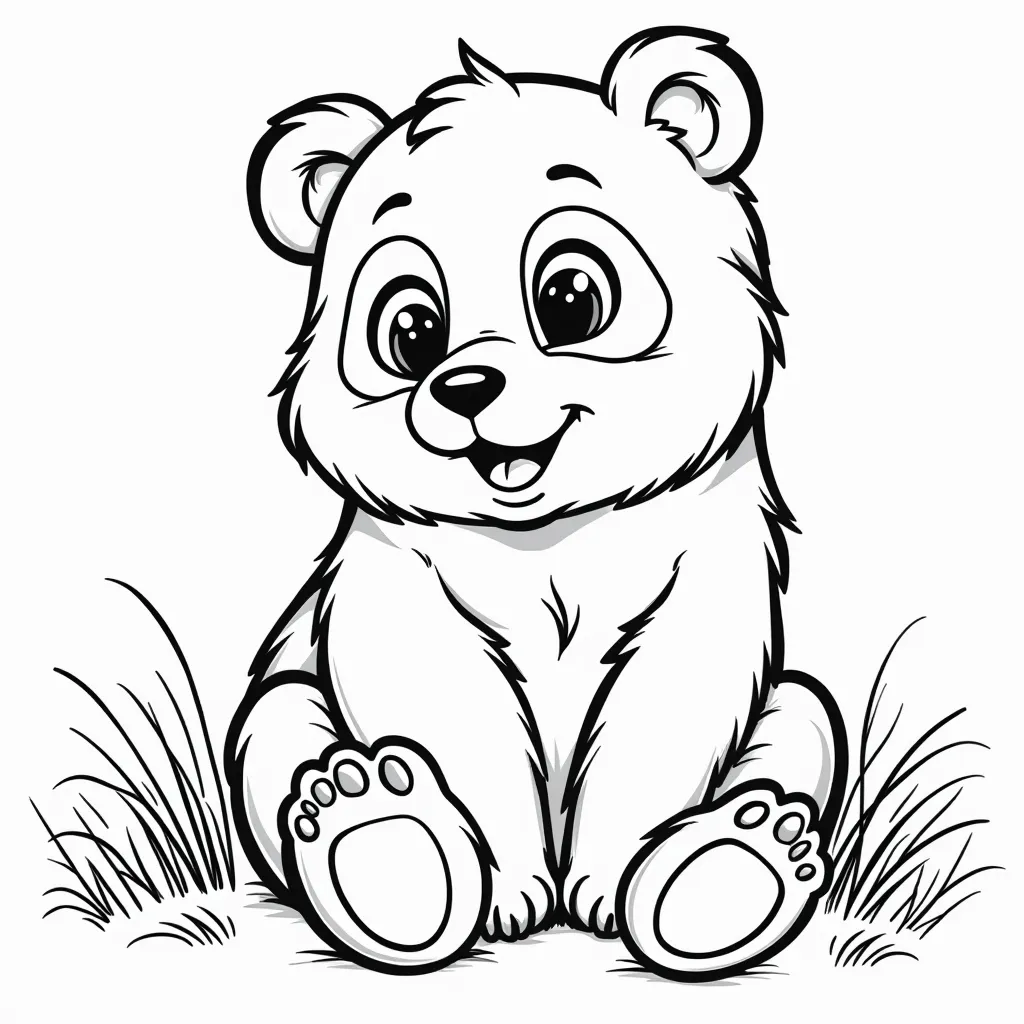 panda coloring pages