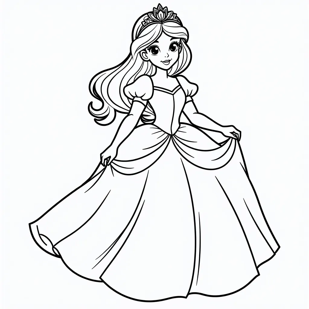 princess coloring pages