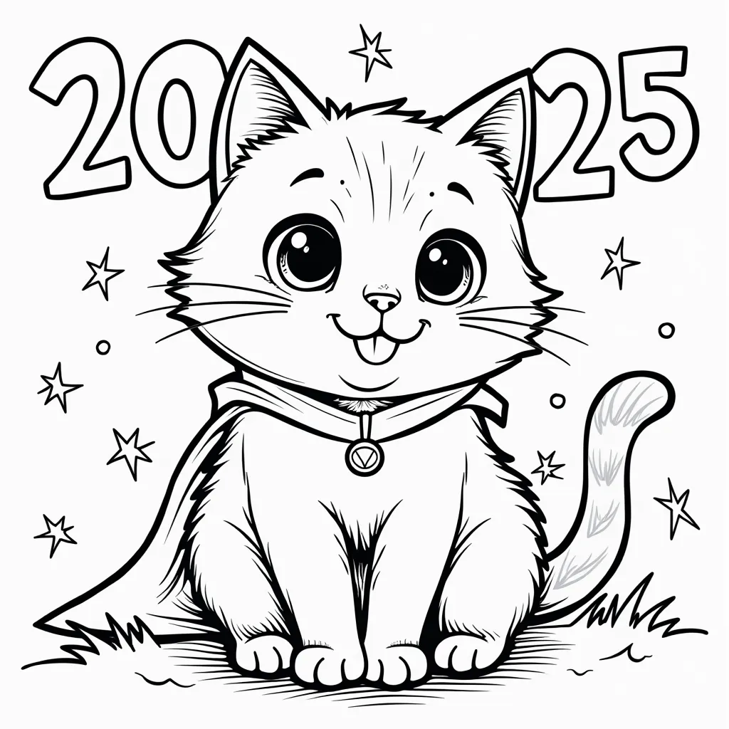 super cat coloring pages