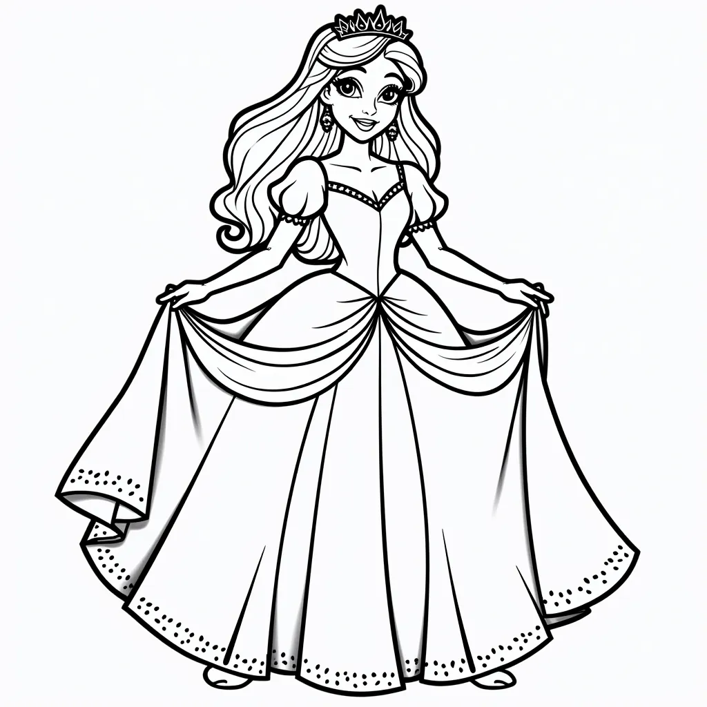 princess coloring pages