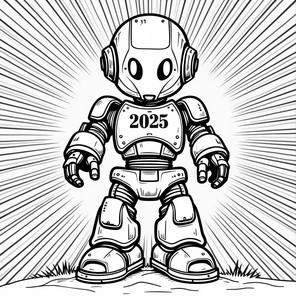 robot coloring pages