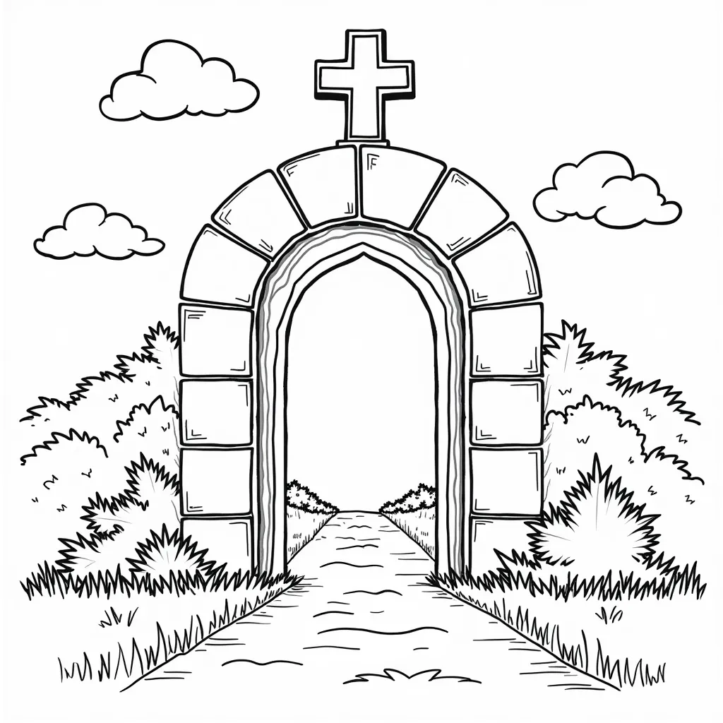 Cross Gate صفحات التلوين