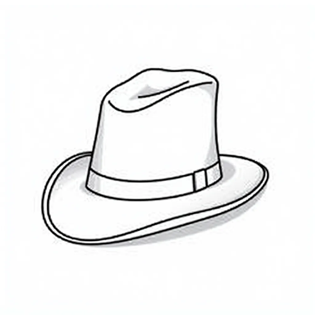 black hat coloring pages