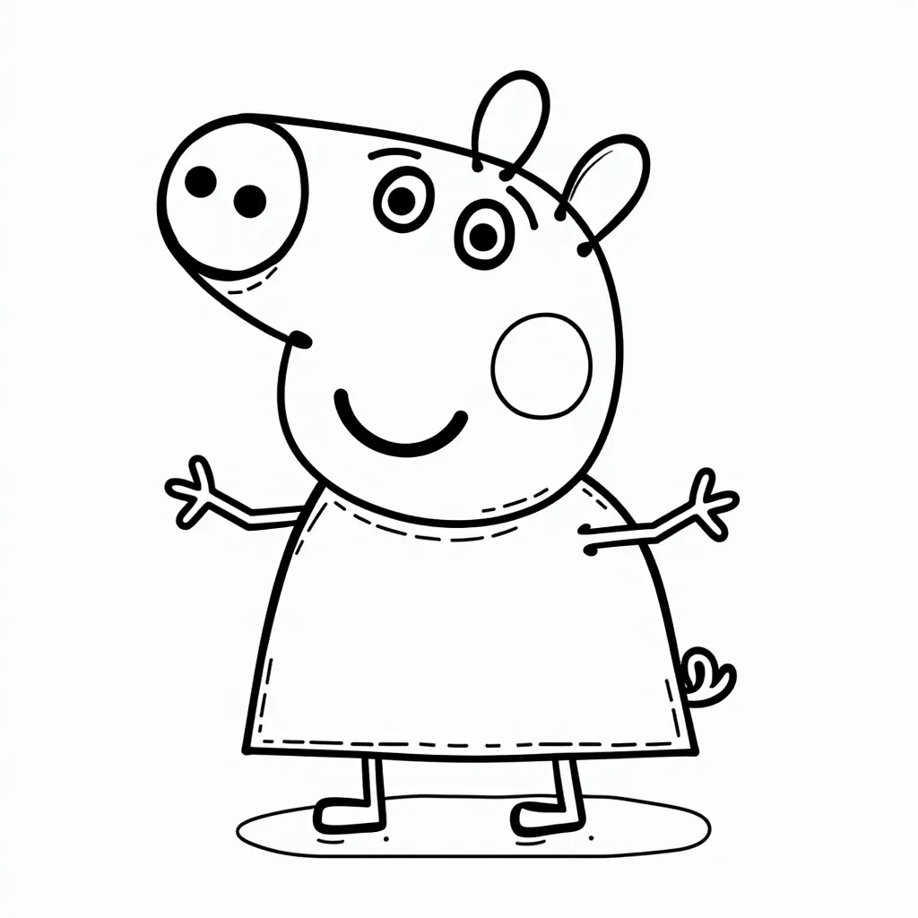 Peppa pig coloring pages