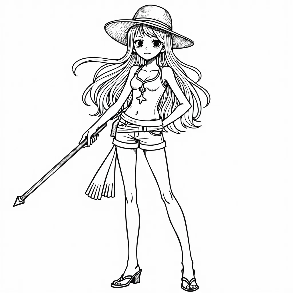 海贼王 娜美 صفحات التلوين