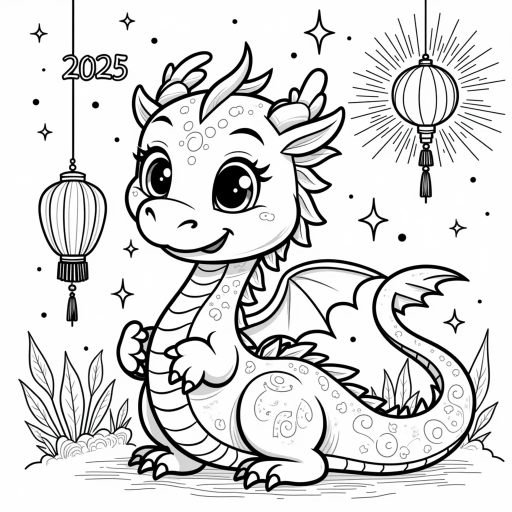  dragon coloring pages