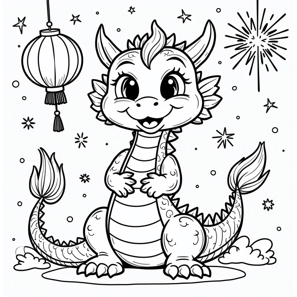  dragon coloring pages