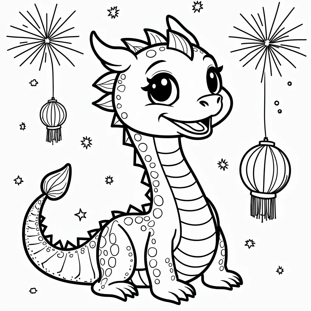  dragon coloring pages