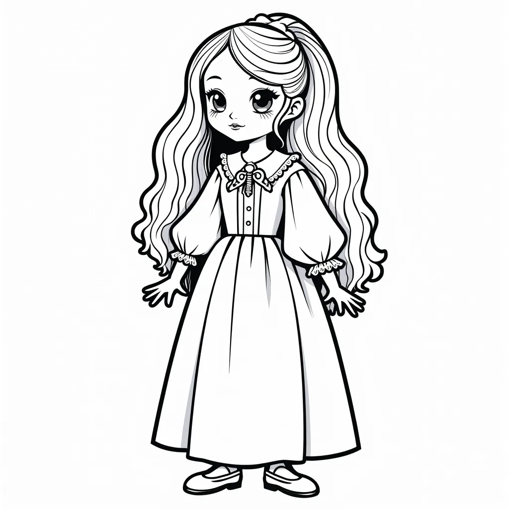 petty girl from england صفحات التلوين