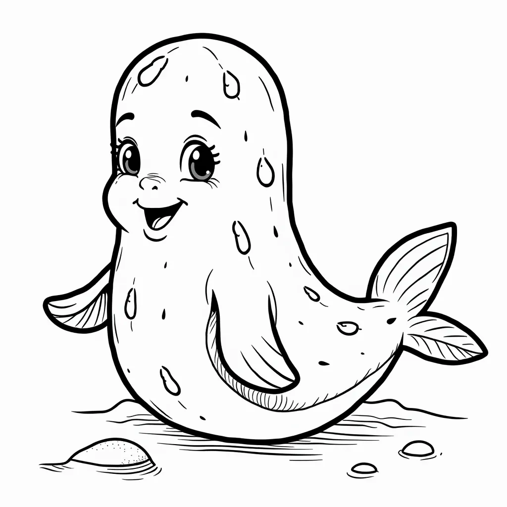 seacucumber coloring pages