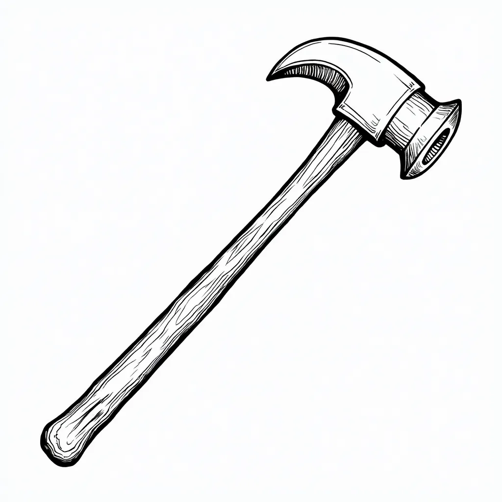 red hammer Páginas para Colorear