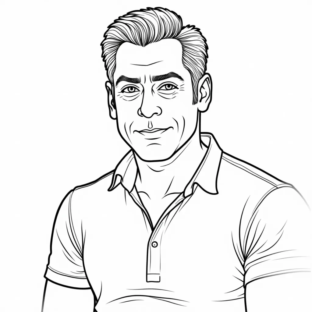 Salman Khan  صفحات التلوين
