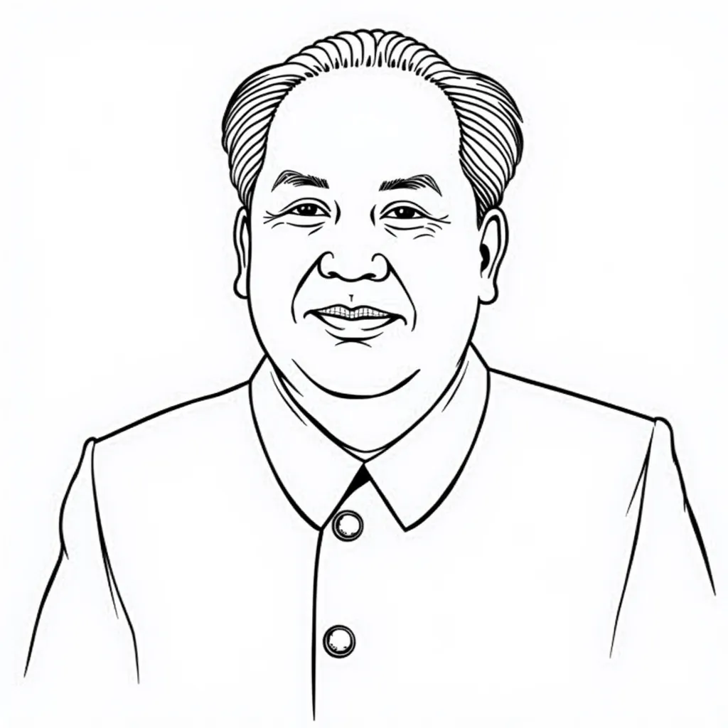 毛主席 صفحات التلوين