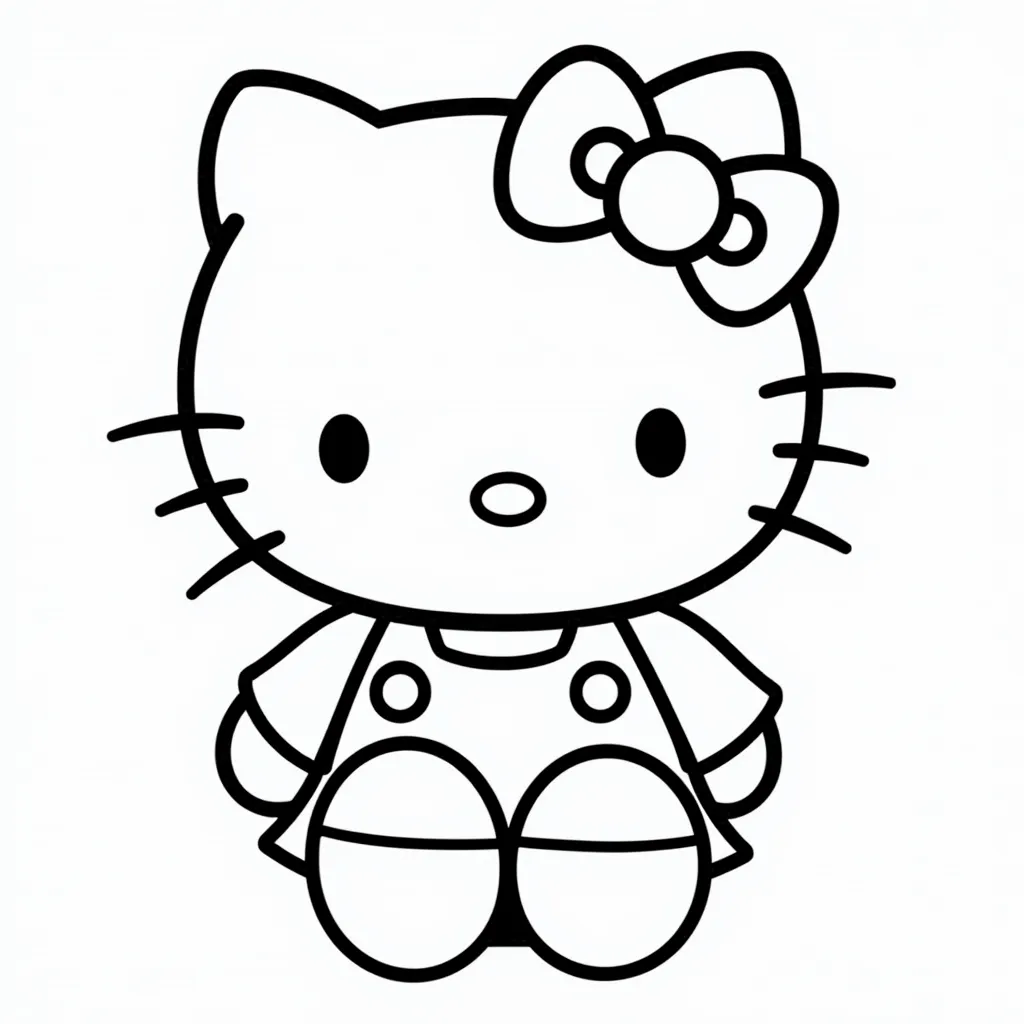 hello kitty coloring pages