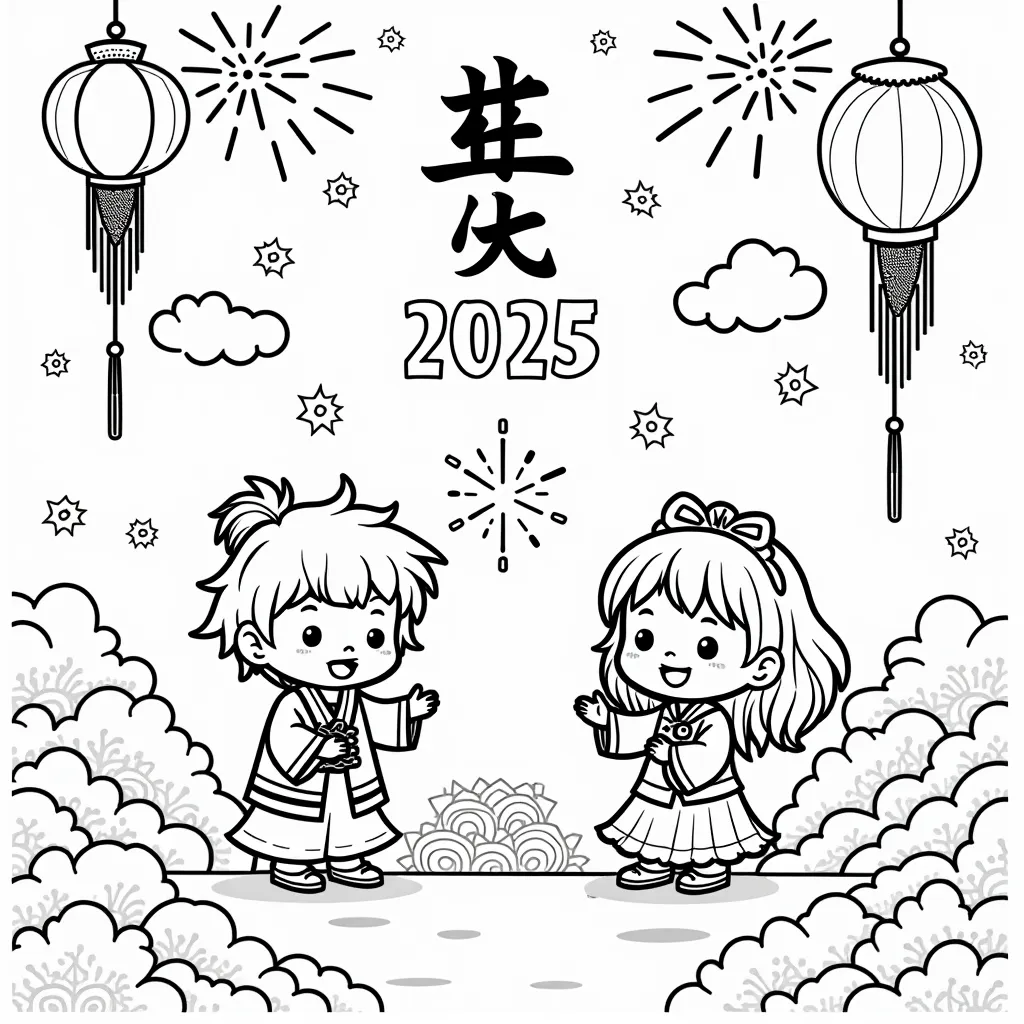 Chinese traditional shadow play characters coloring pages