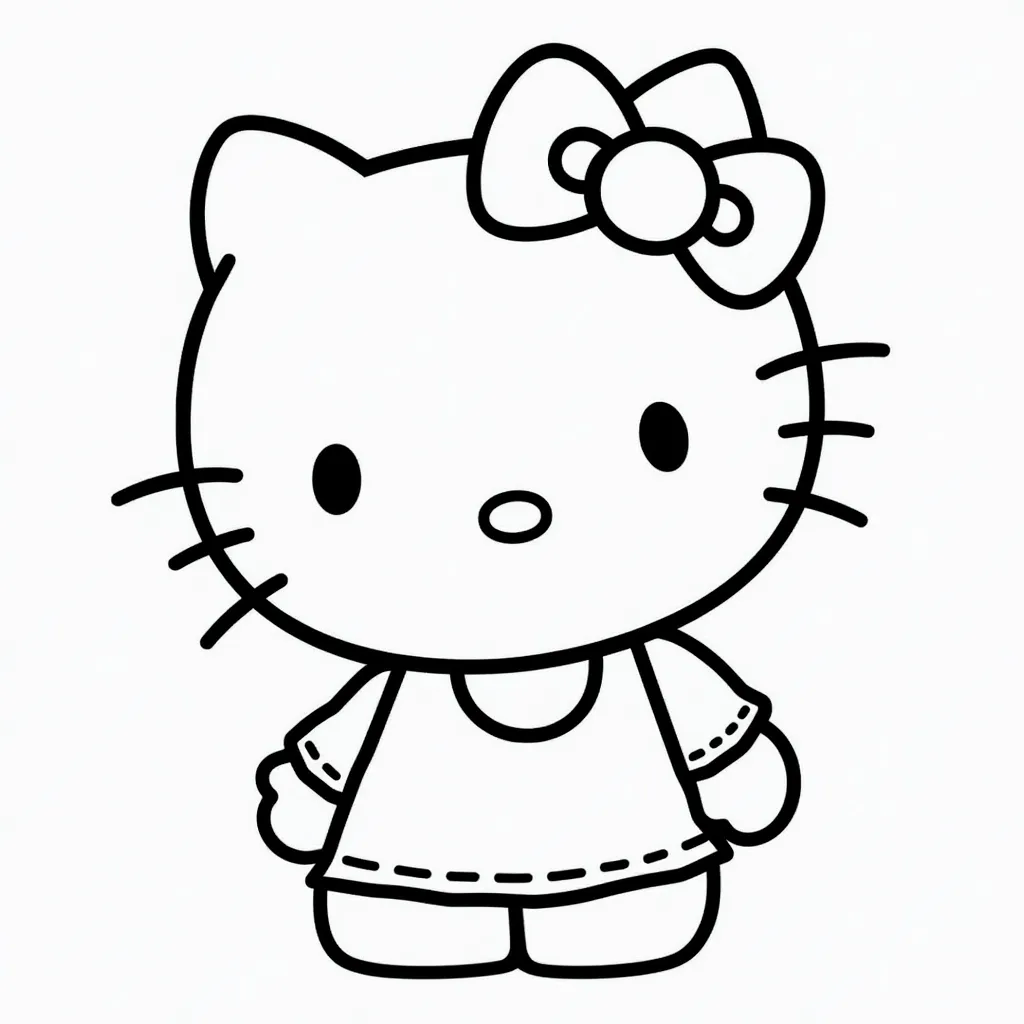 hello kitty coloring pages