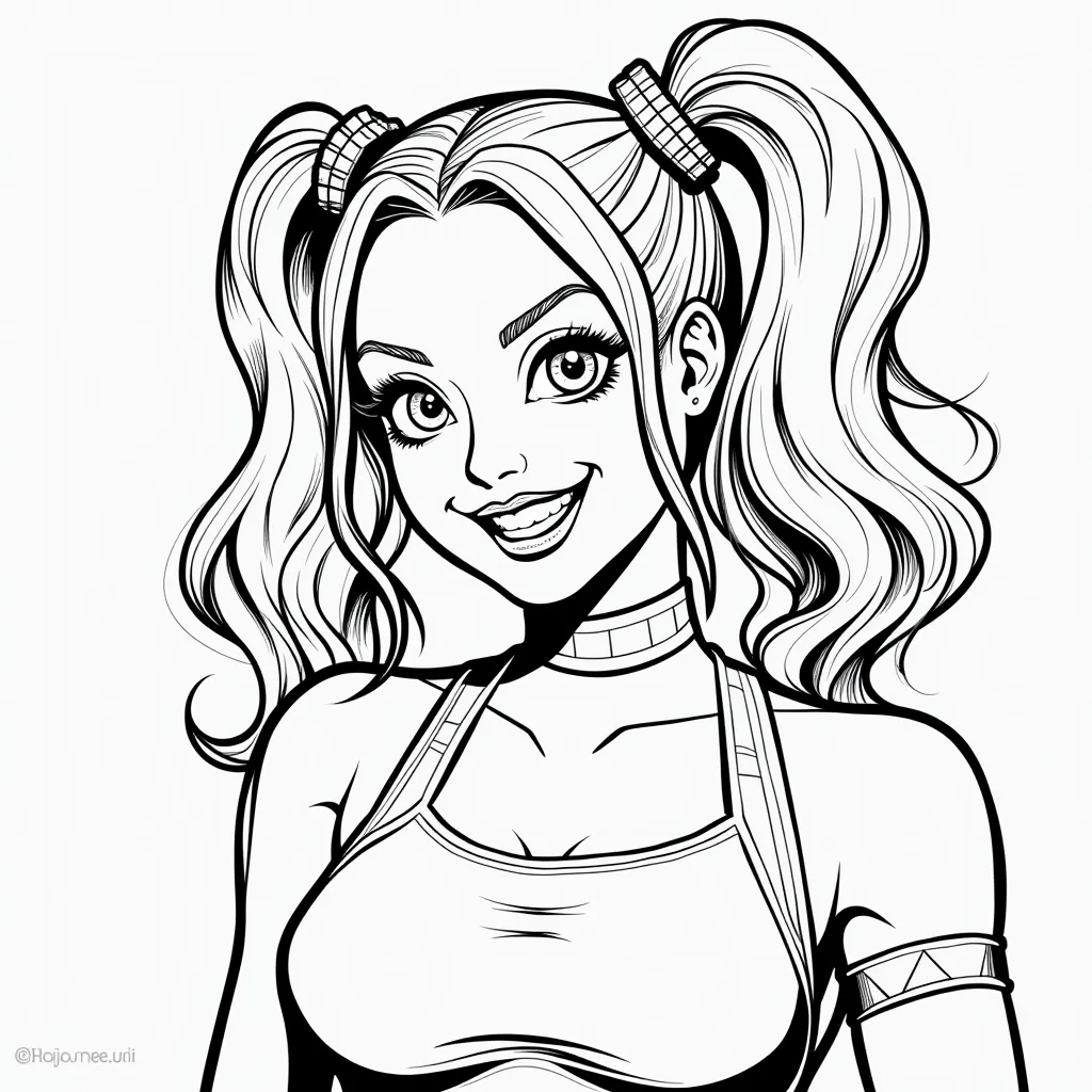 小丑女  真人版本 صفحات التلوين