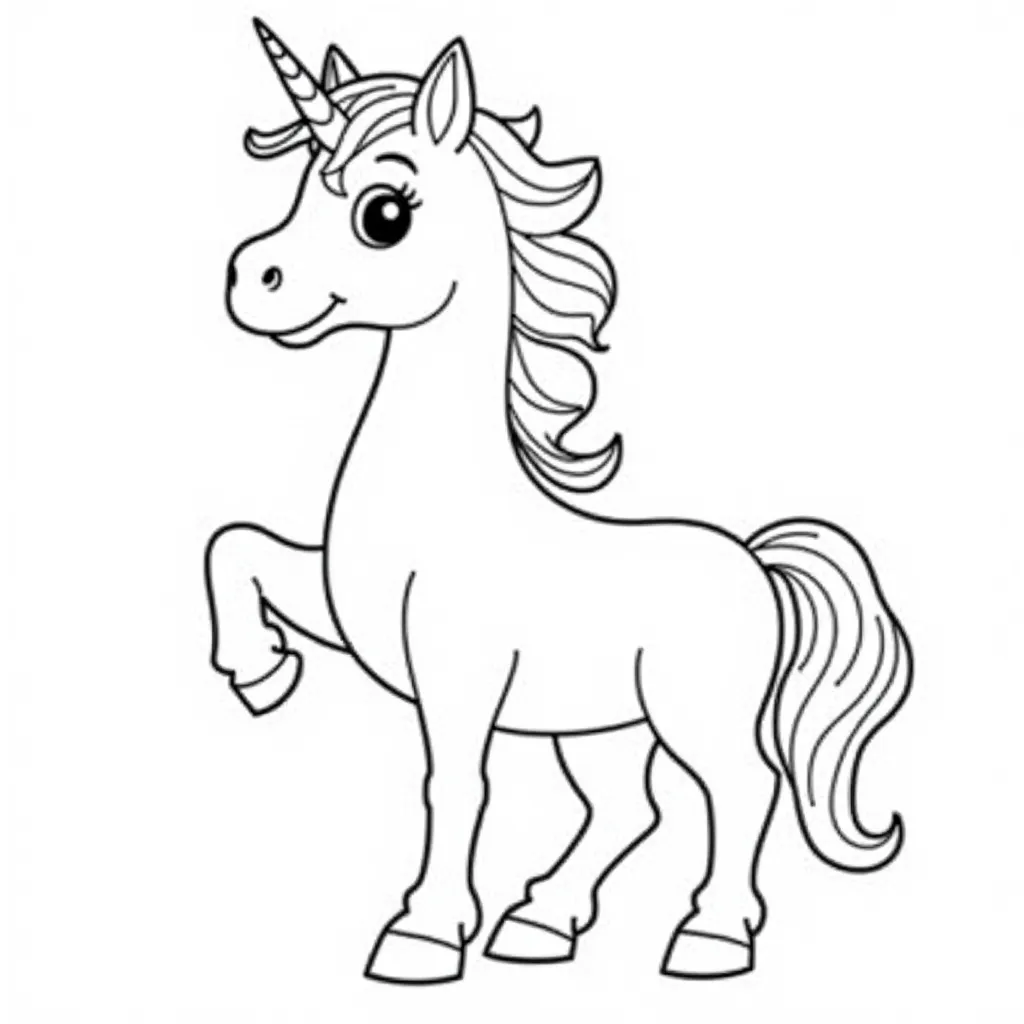 unicorn coloring pages