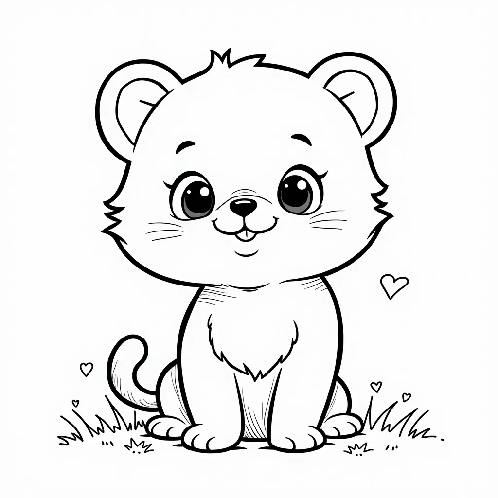 小可爱 coloring pages