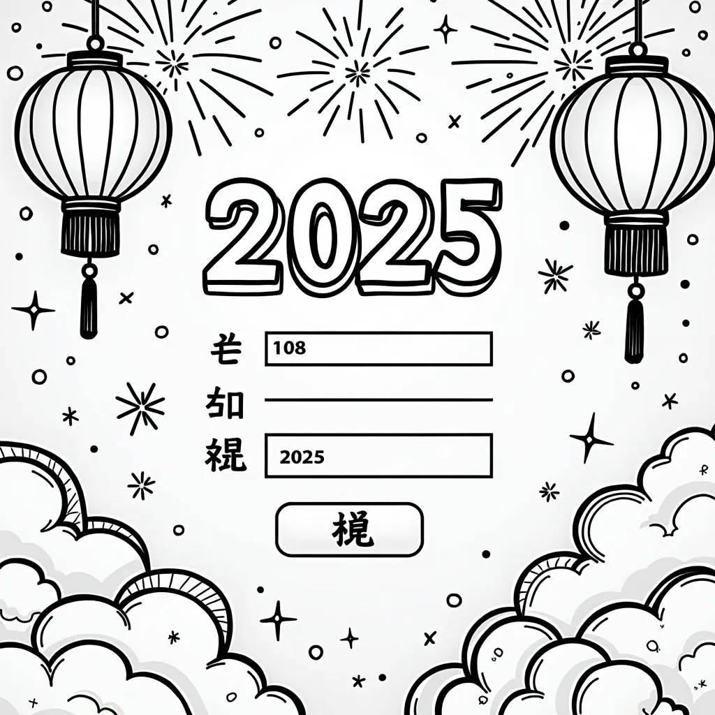 登录页面 coloring pages