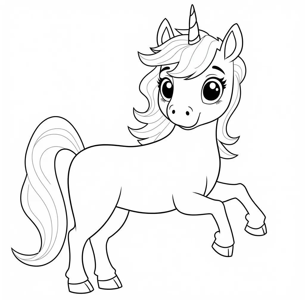 unicorn coloring pages